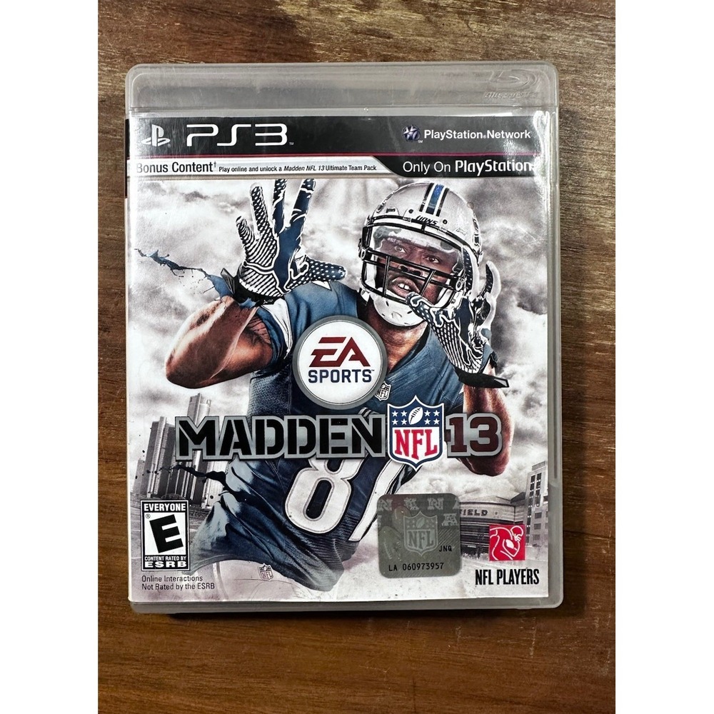 PS3 Madden 13 - Video Game (COMPLETE) w Manual Excellent Condition